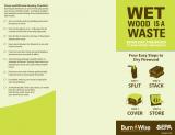 wet wood is a waste brochure