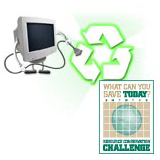 Plug-In To Recycling and Resource Conservation Challenge Logos
