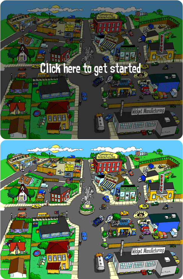 Image of recycle city main map