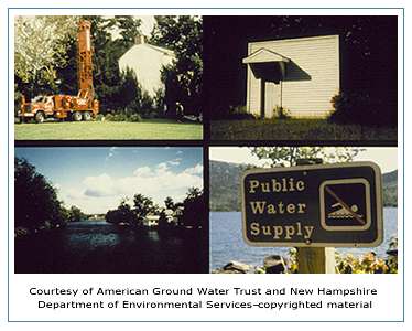 American Ground Water Trust  - Public Water Supply Source photo montage.