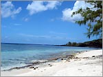 This beach on the island of Rota, in the Marianas, beckons sunbathers with its warm, gentle ocean waters