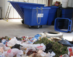Performing a waste stream analysis informs the ISWMP