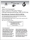 Photo of cover page to Tuba City Fact Sheet, June 2003