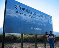 Photo of: Illegal Dumping Billboard
