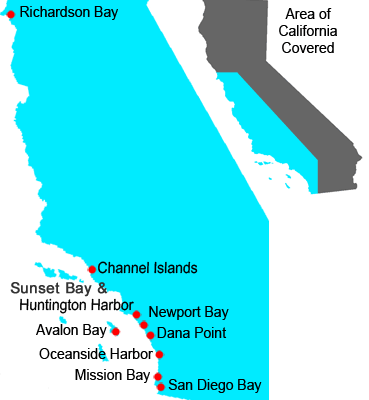 Map of No-Discharge Zones in California