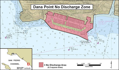 Map of Dana Point No Discharge Zone