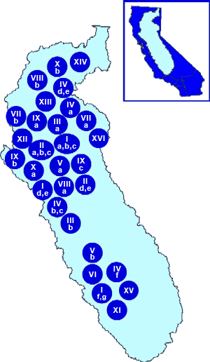 California State Water Resources Control Board Region 5 map
