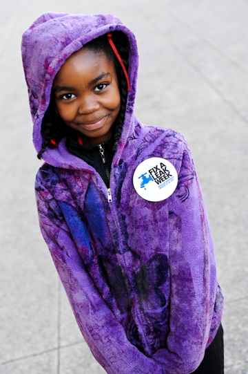 little girl in texas