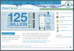 Water sense website