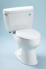 Photo of a WaterSense labeled toilet