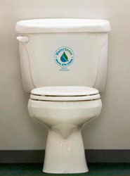 Picture of a toilet with the WaterSense label